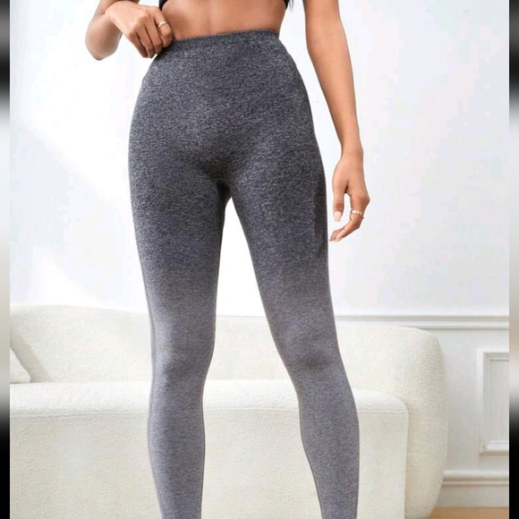 NWOT Sexy Butt Scrunch Ombre Leggings Tights Gym Yoga Pants Spandex Stretchy - Picture 5 of 8